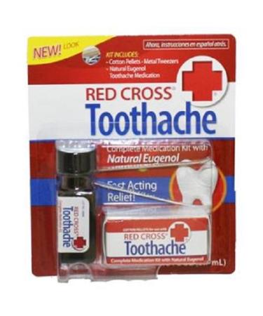 Red Cross, Toothache Relief Kit, Count 1 (8 oz) - Toothache & Mouth Remedy / Grab Varieties & Flavors