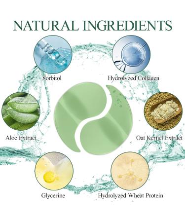 Aloe Vera Under Eye Patches - 30 Pairs for Dark Circles, Puffy Eyes, Fine Lines & Wrinkles - Women's Under Eye Treatment Skincare - Buy Online on GoSupps.com