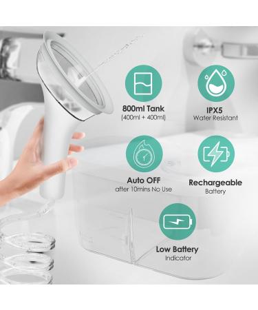 Rechargeable Automatic Ear Wax Removal Tool - Ear Cleaning Washer Kit for Adults & Kids (White) - Buy Online on GoSupps.com