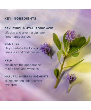 HERITAGE STORE Aura Glow Eye Cream | Brighten Under Eyes Reduce Puffiness & Dark Circles | Vegan Hydrator with Bakuchiol & Hyaluronic Acid 0.5oz - Buy Online on GoSupps.com