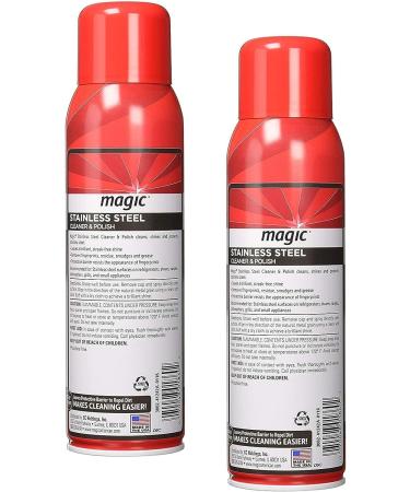 Weiman Magic Stainless Steel Cleaner Aerosol 17oz (2 Pack) - Buy Online on GoSupps.com