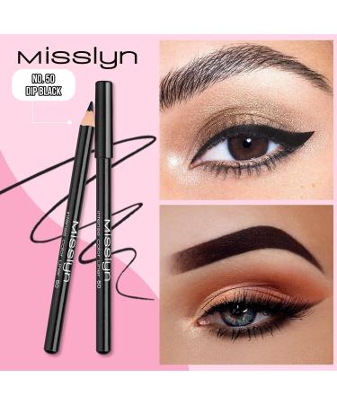  Misslyn Misslyn | Black Eye Pencil No Smudge 3 Intense Tint Makeup Pencils & Coloured Eyes - Set of Three Pencils - Buy Online on GoSupps.com