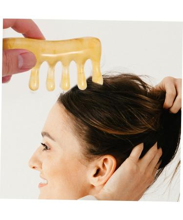 Tovinanna 6-Piece Massage Comb Set | Large Gua Sha Scalp Massager & Hair Tool | Head Massage Gun & Facial Scraping Board - Buy Online on GoSupps.com