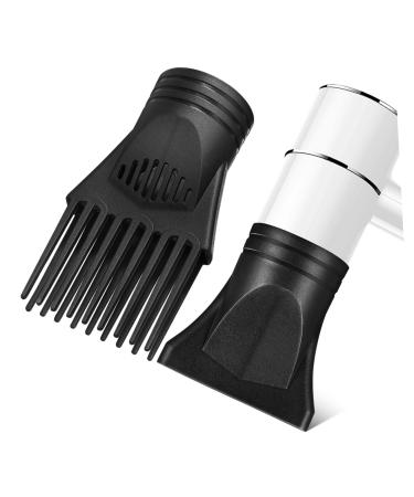 Hemoton 2 Pcs Hair Dryer Nozzle Hair Dryer Concentrator Nozzle Hair Dryer Replacement Parts Hair Dryer Attachment Narrow Universal Hairdryer Diffuser Hair Dryer Accessories Blow Dryer Comb