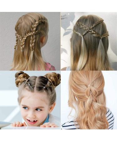 Transparent Hair Ties - Mini Small Elastic Hair Ties (300pcs) for Kids' Hairstyles Weddings & More | International Shipping - Buy Online on GoSupps.com