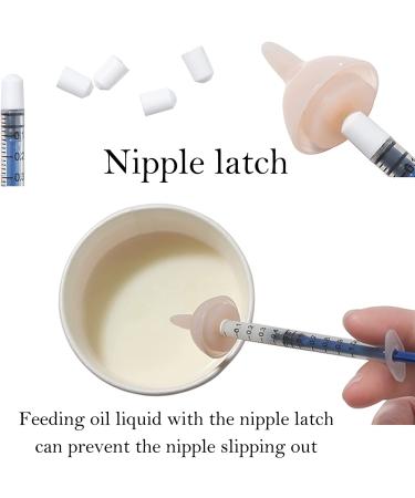 Dongdong Pet Silicone Feeding Set for Newborn Kittens, Puppies & Small Animals - 5 pcs, White - Buy Online on GoSupps.com