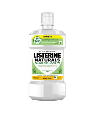 Listerine Naturals Gum Protection Mouthwash 600 ml 1 x 600 ml - Buy Online on GoSupps.com