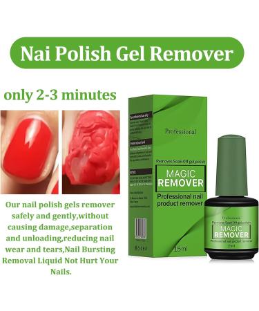 Gel Nail Polish Remover Gel Polish Remover Gel Polish Remover For Nails In 2-3 Minutes Quickly Easily Clean Fast Gel Polish Remover 30ml No Need For Foil Soaking or Wrapping - Buy Online on GoSupps.com