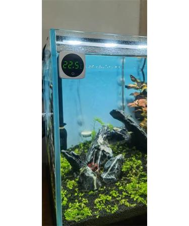 LED Touch Screen Aquarium Thermometer - Accurate Stick-on Temperature Sensor for Fish Tank, Turtle, Betta, Amphibians & Reptiles - Buy Online on GoSupps.com