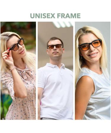 Aura Clarity Migraine Glasses | Blue Light Blocking FL-41 Glasses for Men and Women | Anti Blue Light | Ultra-Lightweight and Chic Design - Buy Online on GoSupps.com