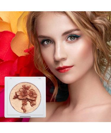 Make up Highlighter Glitter Highlight Bronzer Powder Highlighter Palette - 3D Plum Blossom Long-Lasting Highlighter Powder Face Highlighter Illuminator 0.7 Oz Highlight Makeup Rowces 04# - Buy Online on GoSupps.com