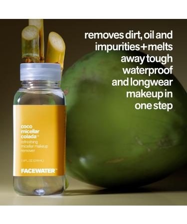 Facewater Coco Micellar Colada - Refreshing Micellar Makeup Remover | International Shipping Available - Buy Online on GoSupps.com