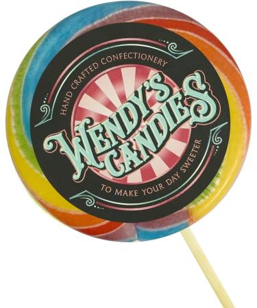 Wendy's Candies - Giant Swirl Lolly - Rainbow Lollipop - Handcrafted Confectionery - Delicious Sweet - Candy - Gifts Ideas for All Occasions ref OPF Fruit - Buy Online on GoSupps.com