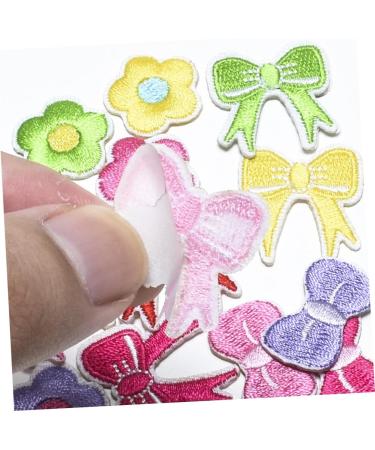 Operitacx 54 Pcs Cute Cartoon Cloth Sticker Retro Shirt Mini Clothes Iron Diy Cartoon Patches Bags Bow Tie - Buy Online on GoSupps.com
