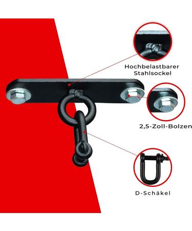 Premium AQF Heavy Load Ceiling Hook - Iron Punching Bag Holder for MMA Boxing & Fitness - Durable 5 Hook for Martial Arts Training - Buy Online on GoSupps.com