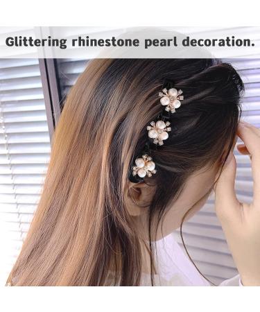 8PCS Crystal Stone Braided Hair Clips for Women - Elegant Duckbill Hair Barrettes Set - Buy Online on GoSupps.com