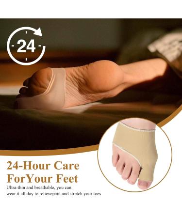 Hallux Valgus Correction Bandage | Silicone Shock Absorber & Toe Splint for Pain Relief - International Shipping - Buy Online on GoSupps.com