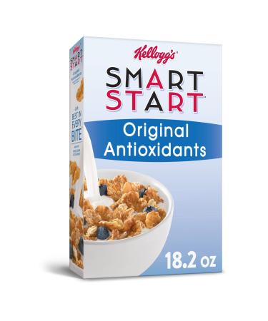 Kellogg's Smart Start Breakfast Cereal, Fiber Cereal, Whole Grain Snacks, Original Antioxidants, 18.2oz Box (1 Box)