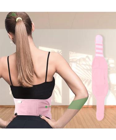 Castor Oil Pack Reusable Washable Relieves Pain Adjustable Castor Oil Compress Pack for Waist and Neck