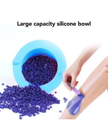 Buy Blue Wax Warmer Bowl - Silicone Replacement Pot 2 Pack | Portable & Safe for Home Use - Buy Online on GoSupps.com