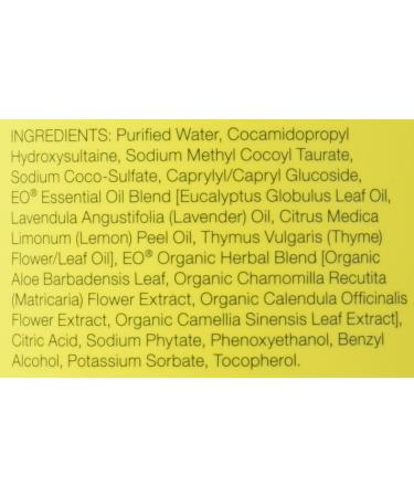 EO Products Hand Soap Refill - Lemon and Eucalyptus 32 oz - Buy Online on GoSupps.com