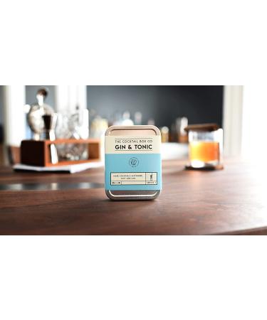 Premium Gin & Tonic Cocktail Kit by The Cocktail Box Co. - Hand Crafted Cocktails - Great Gift & Travel Companion (1 Kit) - Buy Online on GoSupps.com