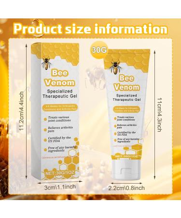 TZQFROCE Bee Venom Ointment Bee Venom Cream Bee Venom Relief Cream Bee Venom Joint Therapy Bee Cream Bee Venom Ointment Treatment - Buy Online on GoSupps.com