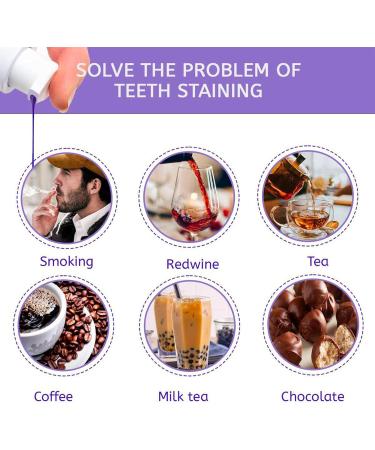  Voihamy Colour Corrector Purple Teeth Whitening Tooth Stain Removal Purple Toothpaste Colour Correcting Tooth Stains Tooth Colour Corrector 30 ml - Buy Online on GoSupps.com