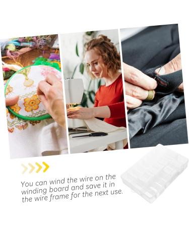 SEWACC 1 Box Wrap Plate - Handing Tools & Embroidery Coils Organizer - Yarn Board & Thread Storage Accessories - Buy Online on GoSupps.com