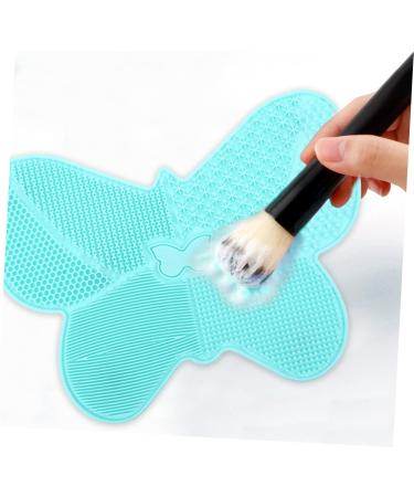 1pc Silicone Scrub Pad Silicone Brush Cleaner Cleaning Scrubber Makeup Cleaning Mat Silicon Makeup Brush Mat Cosmetic Brush Cleaning Mat Hair Brush Cleaning Tool Scrubber - Buy Online on GoSupps.com