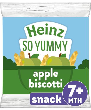 Heinz Reduced Sugar Apple Biscotti 7 months + 60g - Healthy Snack for Babies - Buy Online on GoSupps.com