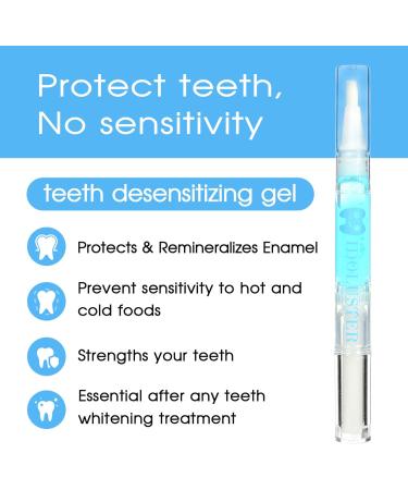 IDOLUSTER Remineralization Gel 4 Pack - Teeth Desensitizing Pens | Strengthens Enamel, Reduces Sensitivity | Post-Whitening Sensitivity Treatment - Buy Online on GoSupps.com