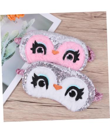 Healeved Eye Patch Travel Eye Mask Eye Mask for Travel Eyeshadow Plush Eye Mask Penguin Eye Mask Soft Plush Owl Sleeping Winter Warm Eye Mask Penguin Blindfold Cute Cold Eye Mask Child - Buy Online on GoSupps.com