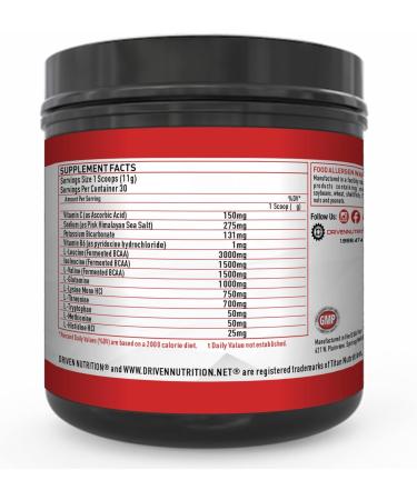 Buy Driven EAA - Full Spectrum Essential Amino Acid Drink (Passion Power) | International Shipping Available - Buy Online on GoSupps.com