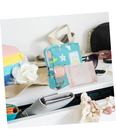 PLAFOPE 4pcs Sanitary Napkin Storage Bag - Multi-function Organizer for Teens and Nursing Moms | Tampon Purse & Makeup Organiser - Buy Online on GoSupps.com