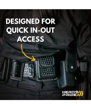 Hero's Pride AirTek First Aid Nasal Spray Case Law Enforcement On-Duty Belt Carry Basket Weave Finish Hidden Snap Lightweight Slide-On Design - Buy Online on GoSupps.com