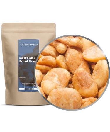 1 x 400g Saubohne roasted salted exotic snack with soy sauce a lot of protein lactose -free vegan and vegetarian nibble 400 g (1 Pack)