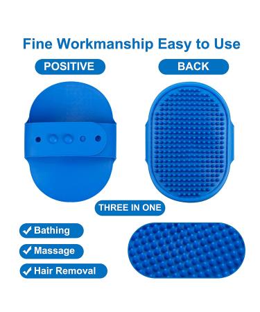 2 Pack Premium Dog Grooming Brush with Adjustable Handle - Ideal for Bathing, Massaging, and Hair Removal on Wet or Dry Hair - Suitable for Long and Short Haired Dogs and Cats - Buy Online on GoSupps.com