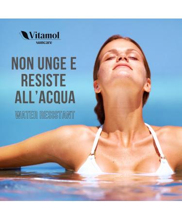 Vitamol High Sun Protection SPF 50+ Face cream protecting against UVA and UVB rays Non-greasy Water resistant - Buy Online on GoSupps.com