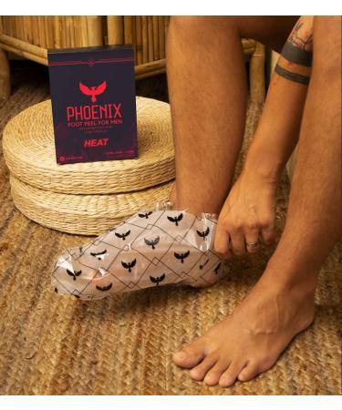 (Pack of 2) Phoenix Foot Peel for Men - Extra Large - Exfoliating Dry Feet Treatment - Buy Online on GoSupps.com