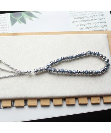 Oralgos Fashionable Tasbi-Broth with 33 Pearls | Islamic Jewelry Prayer Chain & Bracelet | Unique Alloy Misbaha - Shop Internationally - Buy Online on GoSupps.com