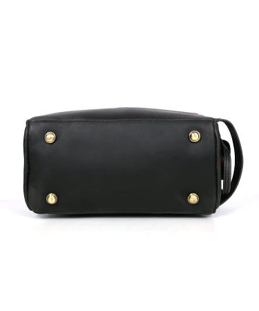 Premium Leather Travel Toiletry Pouch | Waterproof King-Size Dopp Kit | Father's Day Gift | Aaron Leather Goods - Buy Online on GoSupps.com