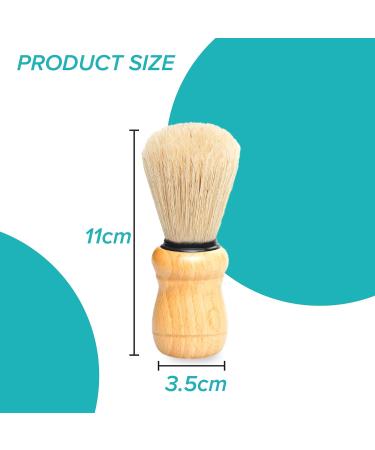 Badger Friendly Hair Shaving Brush - Professional Salon Tool for Men's Wet Shaving - Buy Online on GoSupps.com