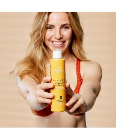 Maternatura After-Sun Shampoo with Pomegranate Flowers Restores Hair Hydration after Sun Exposure Beauty Routine for Hair at the Sea Certified Organic Made in Italy - 250 ml - Buy Online on GoSupps.com