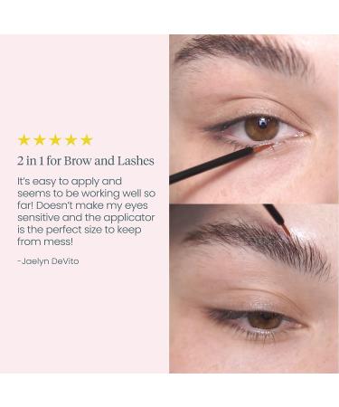 WONDERSKIN Power'Full Eyebrow and Eyelash Growth Serum - Advanced SymPetide Formula for Longer Lashes and Thicker Brows - Buy Online on GoSupps.com