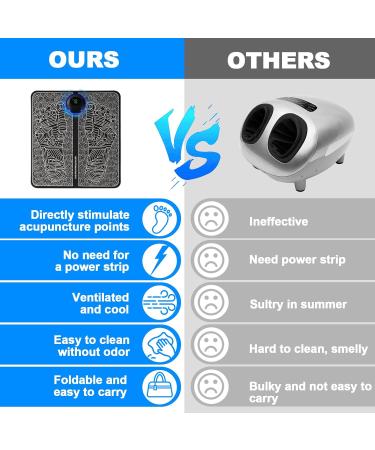 Buy Electric EMS Foot Massager - Foldable USB Charging for Improved Blood Circulation | International Shipping - Buy Online on GoSupps.com