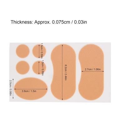 PE Foam Heel Sticker for Corn and Callus Removal - Wear Resistant and Elastic Foot Protector for Men - Buy Online on GoSupps.com