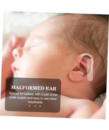 SOLUSTRE Auricle Corrector Ear Muffs - 12 Pairs, Professional External Ear Correction Tool with Silica Gel, Black - Pack of 1 - Buy Online on GoSupps.com