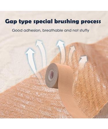 2 Rolls Kinesiology Tape - Waterproof Athletic Tape for Pain Relief & Joint Support | 20 Precut Strips | Muscle Injury Prevention (Beige - Buy Online on GoSupps.com