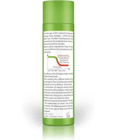 Plantur 39 Caffeine Shampoo 250ml for Coloured and Stressed Hair | Prevents Hair Loss | Supports Growth | Women's Hair Care | Made in Germany - Buy Online on GoSupps.com